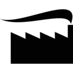 Factory silhouette vector illustration