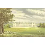 Harewood House vector drawing