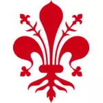 Vector coat of arms of Florence City